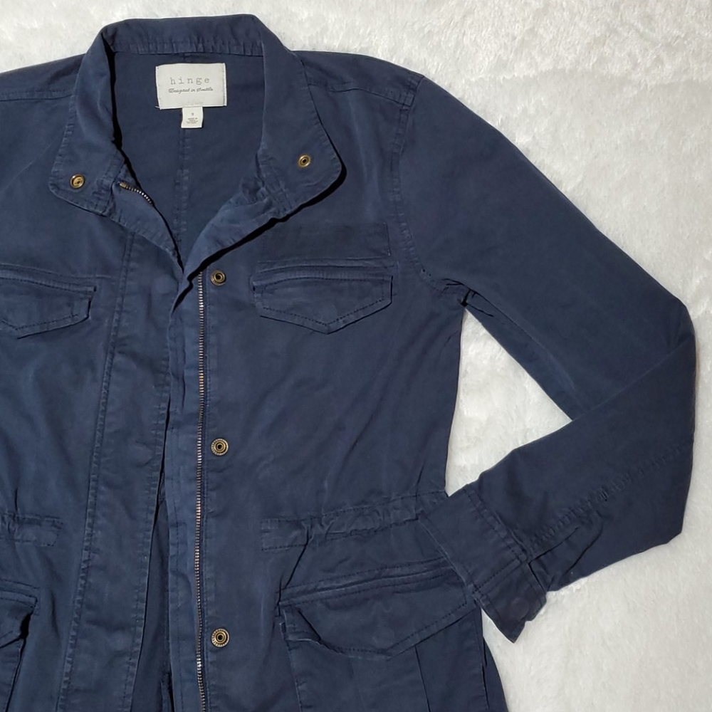 Hinge Navy Fatigue Utility Jacket - image 1